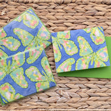 Green Mosaic Butterfly Notecard Set
