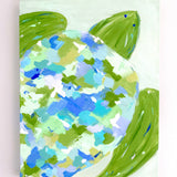 Green and Blues Sea Turtle Painting