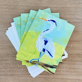 Blue Heron Notecard Set