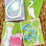 Roseate Spoonbille Art Notecard Set