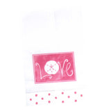 Pink Love Linen Guest Towel