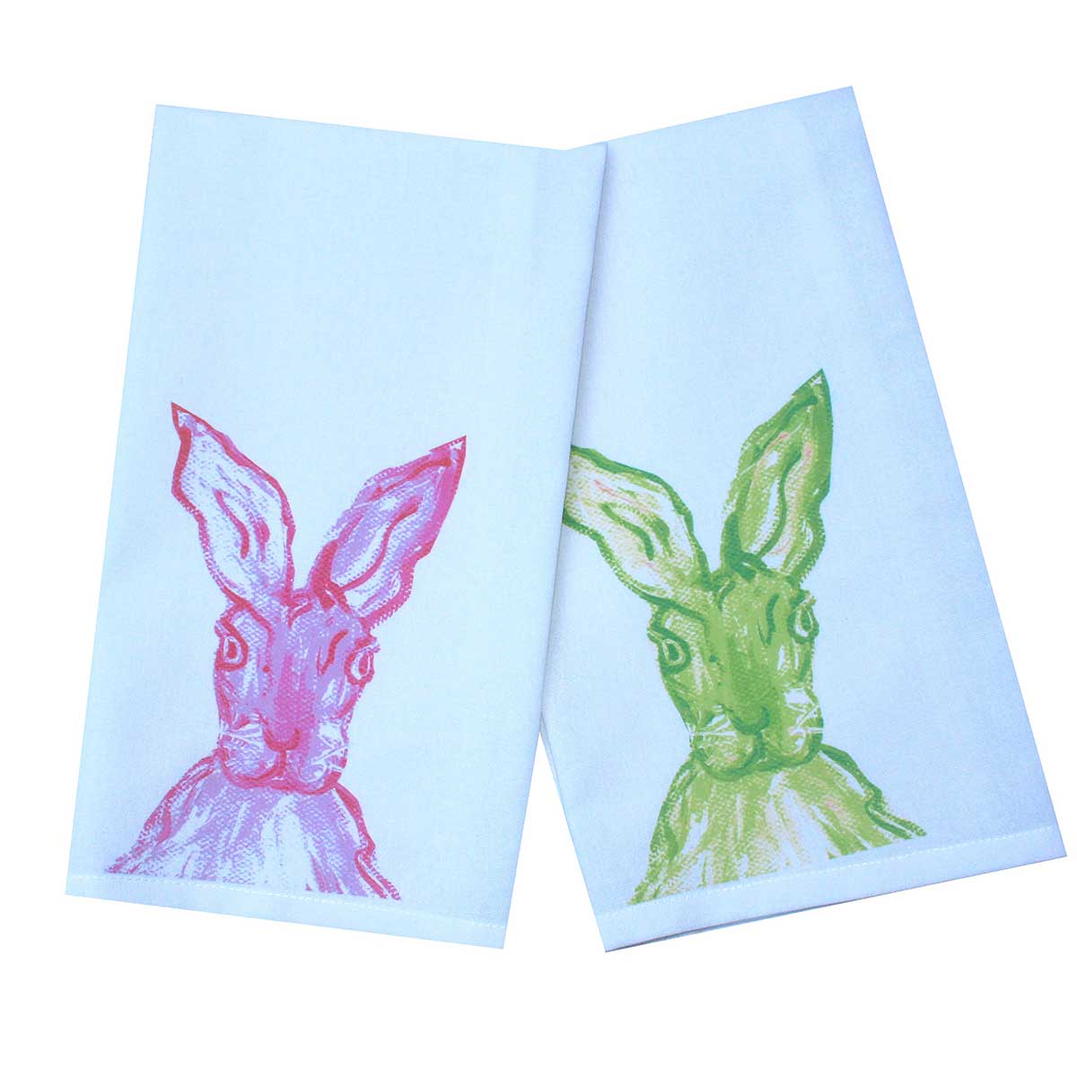 Spring Bunny Tea Towel