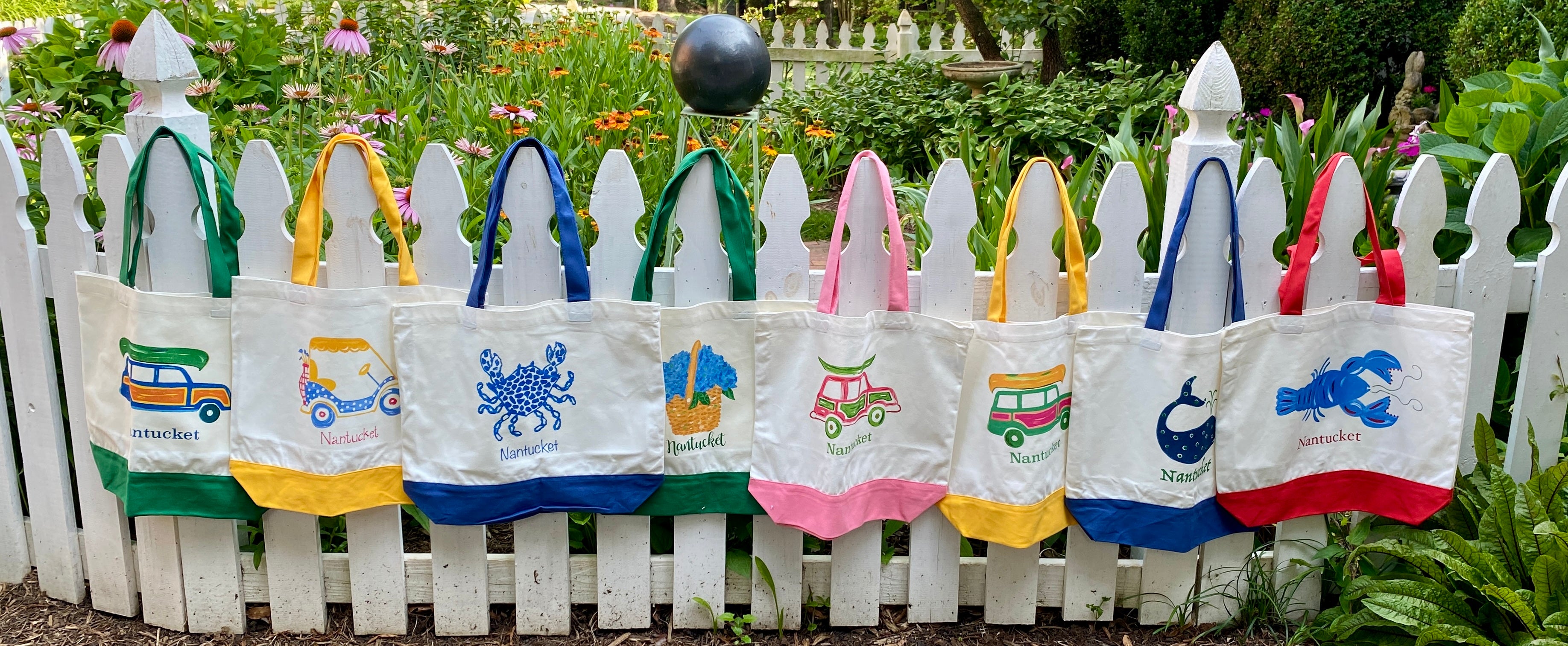 Personalized Lemondaisy Design Tote Bags