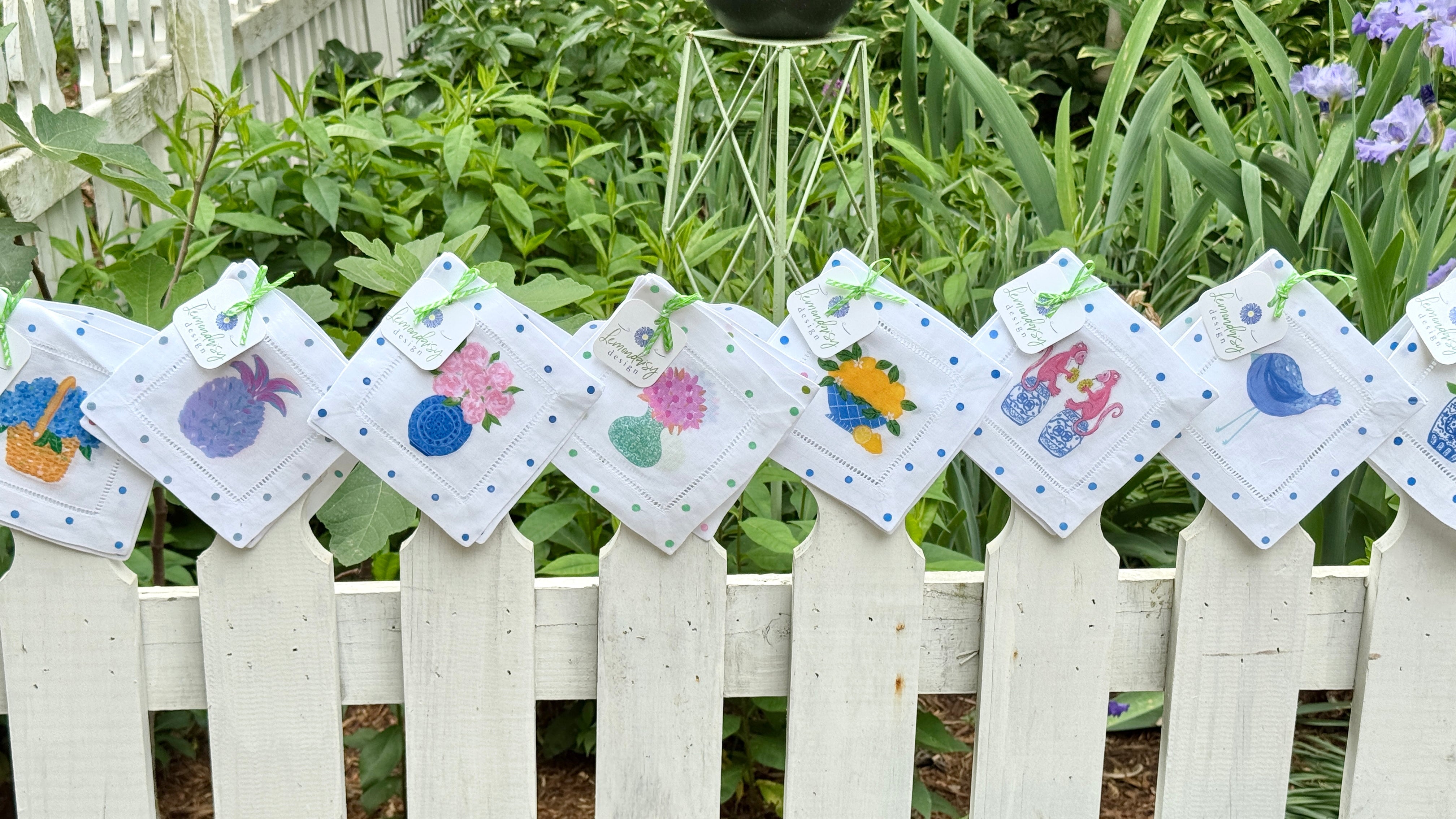 Lemondaisy Linen Napkins