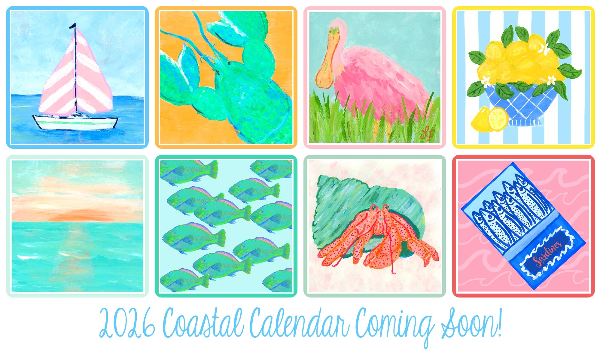 2026 Coastal Desk Calendar is Coming Soon!