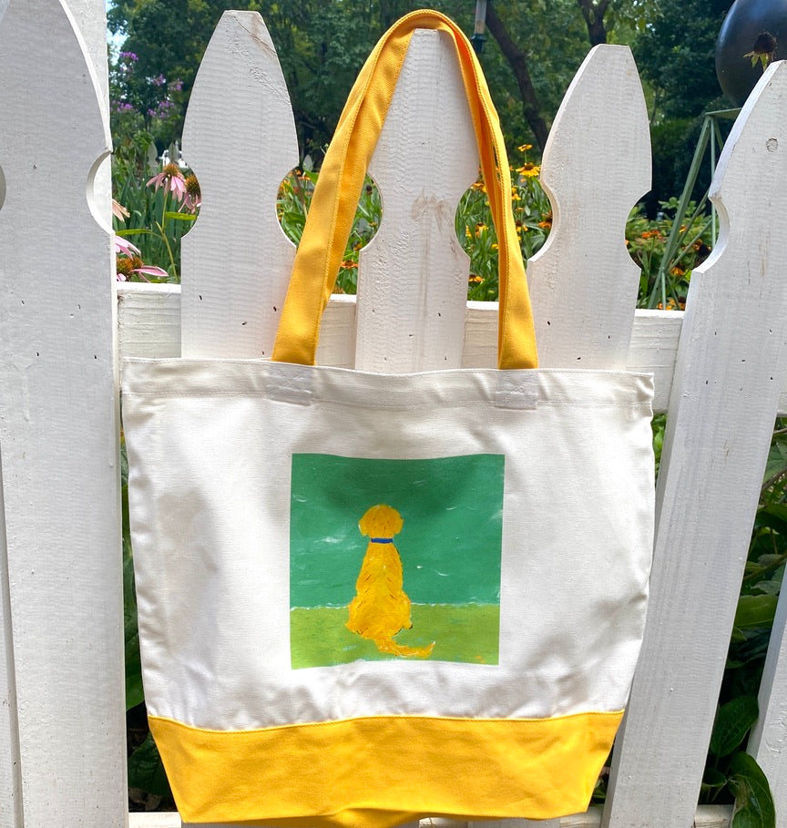 Lemondaisy Yellow Tote Bag