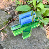Acrylic Blue Ridge Mountain Benefit Cross