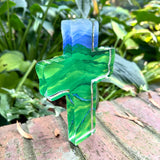 Acrylic Block Blue Ridge Mountain Benefit Cross