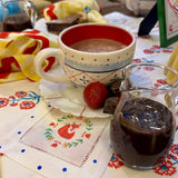 Winter Alpine Linen Cocktail Napkins