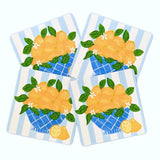 Bowl of Lemons Paper Coasters