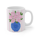 Chinoiserie Pink Peony Mug