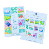 2026 Coastal Calendar with Magnet Acrylic Block Frame