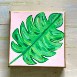 Monstera Botanical Leaf Painting