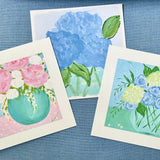 Pink Peonies in Turquoise Vase Art Print