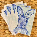 Blue Bunny Notecard Set