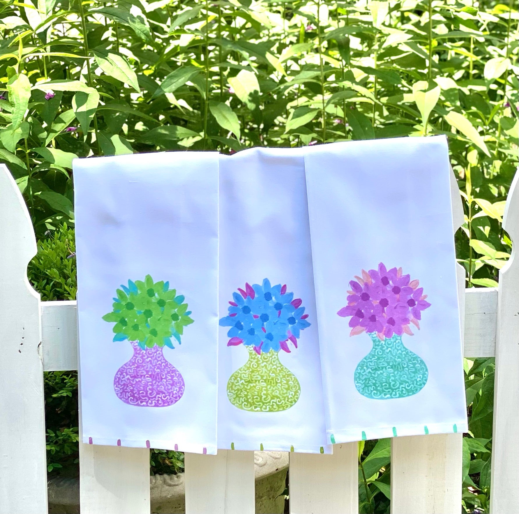 Spring Florals Tea Towel