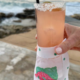 Happy Hermit Crab Linen Cocktail Napkins
