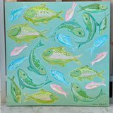 Fish School Original Art Painting