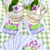 Chinoiserie Orchid  Paper Coasters