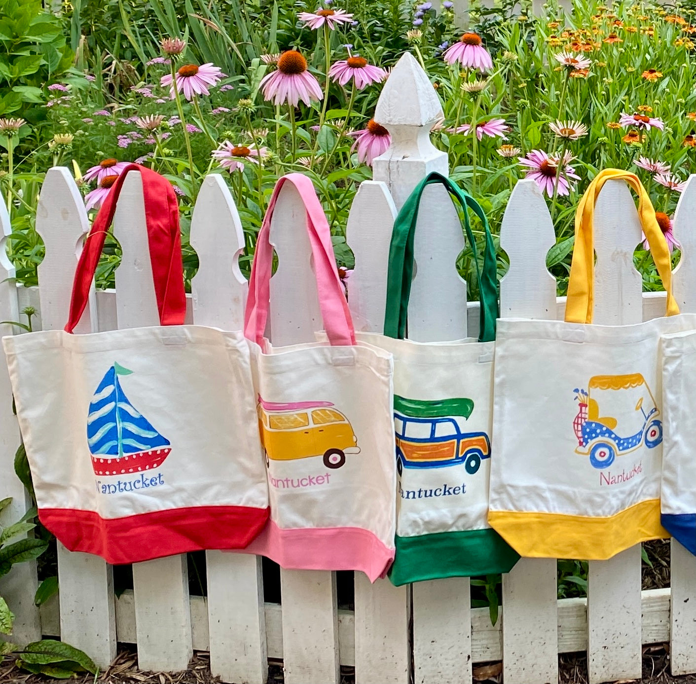 Lemondaisy Pink Tote Bag - Thumbnail 3