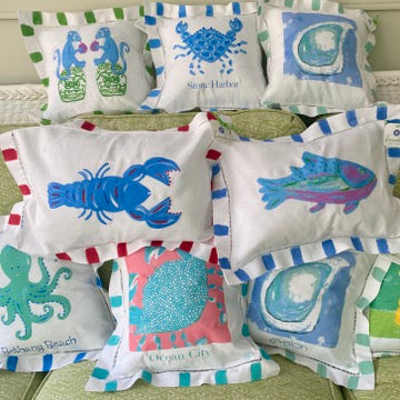 Hand Painted Decorative Throw Pillows for Any Room Free Shipping