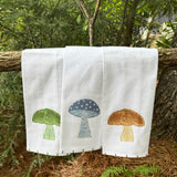 Fall Mushrooms Tea Towel