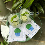 Boxwood Chinoiserie Cocktail Napkins