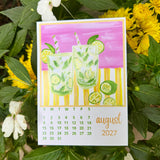 2027 Coastal Calendar with Acrylic Frame