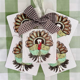 Thanksgiving Turkey Paper Coasters