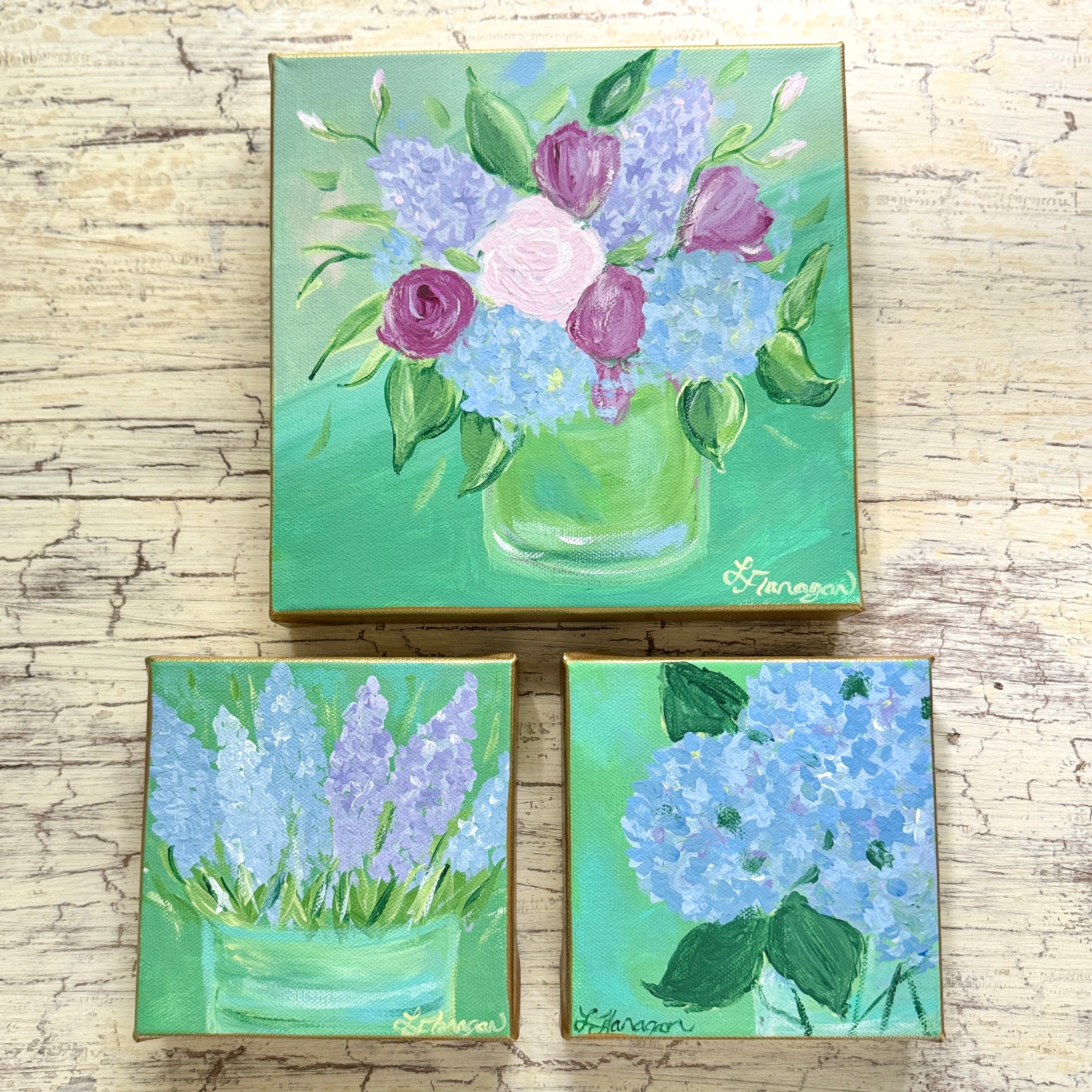 Lemondaisy Design Acrylic Painting