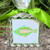Hand Painted Fish on Hand Made Paper