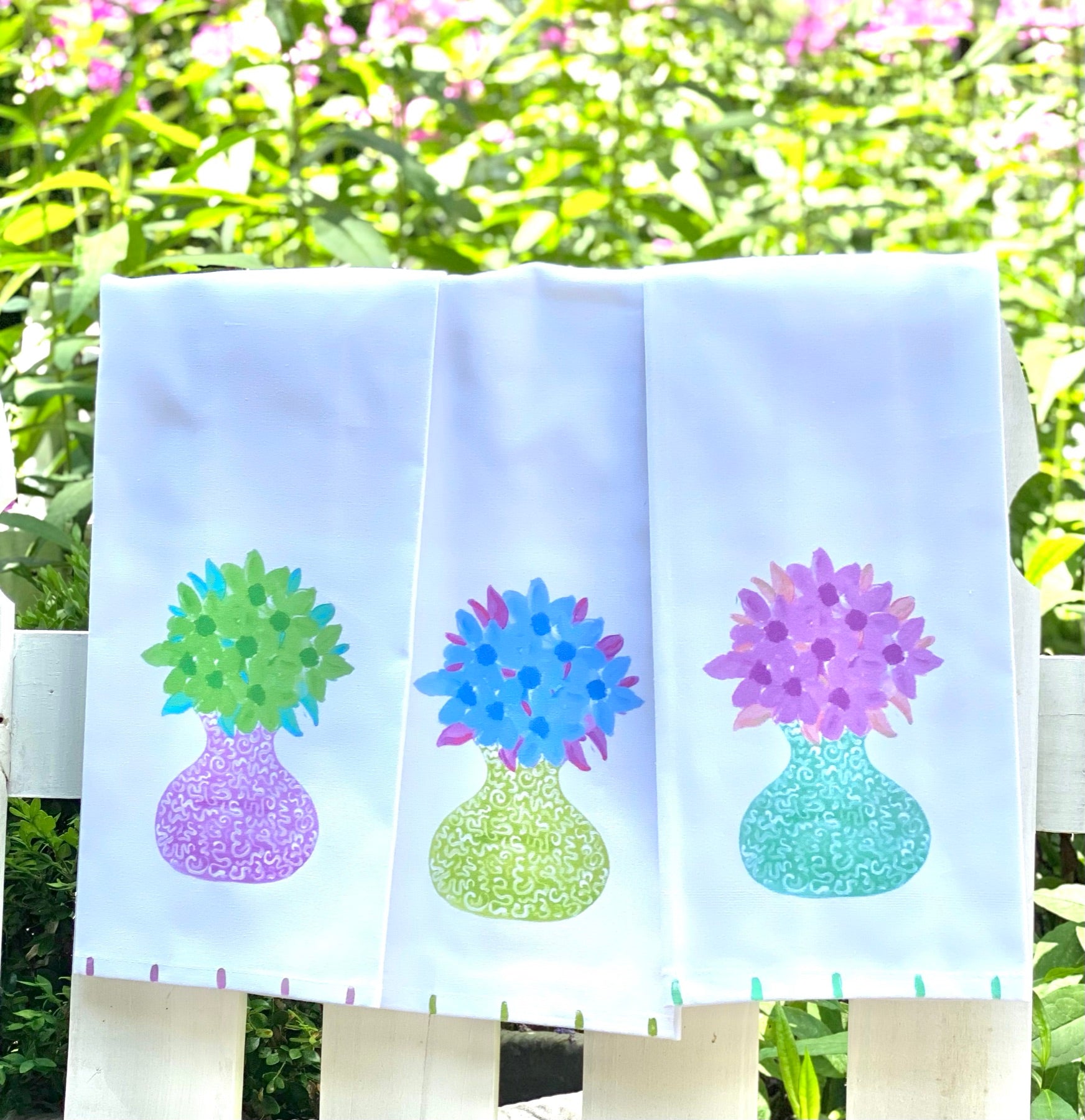 Spring Florals Tea Towel - Thumbnail 2
