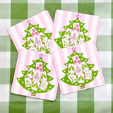 Merry Mahjong Paper Coasters