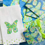 Green Mosaic Butterfly Notecard Set