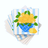 Blue Bowl of Lemons Note Card Set