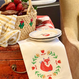 Winter Alpine Tea Towel