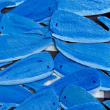 Hand Painted Blue Whale Bookmark