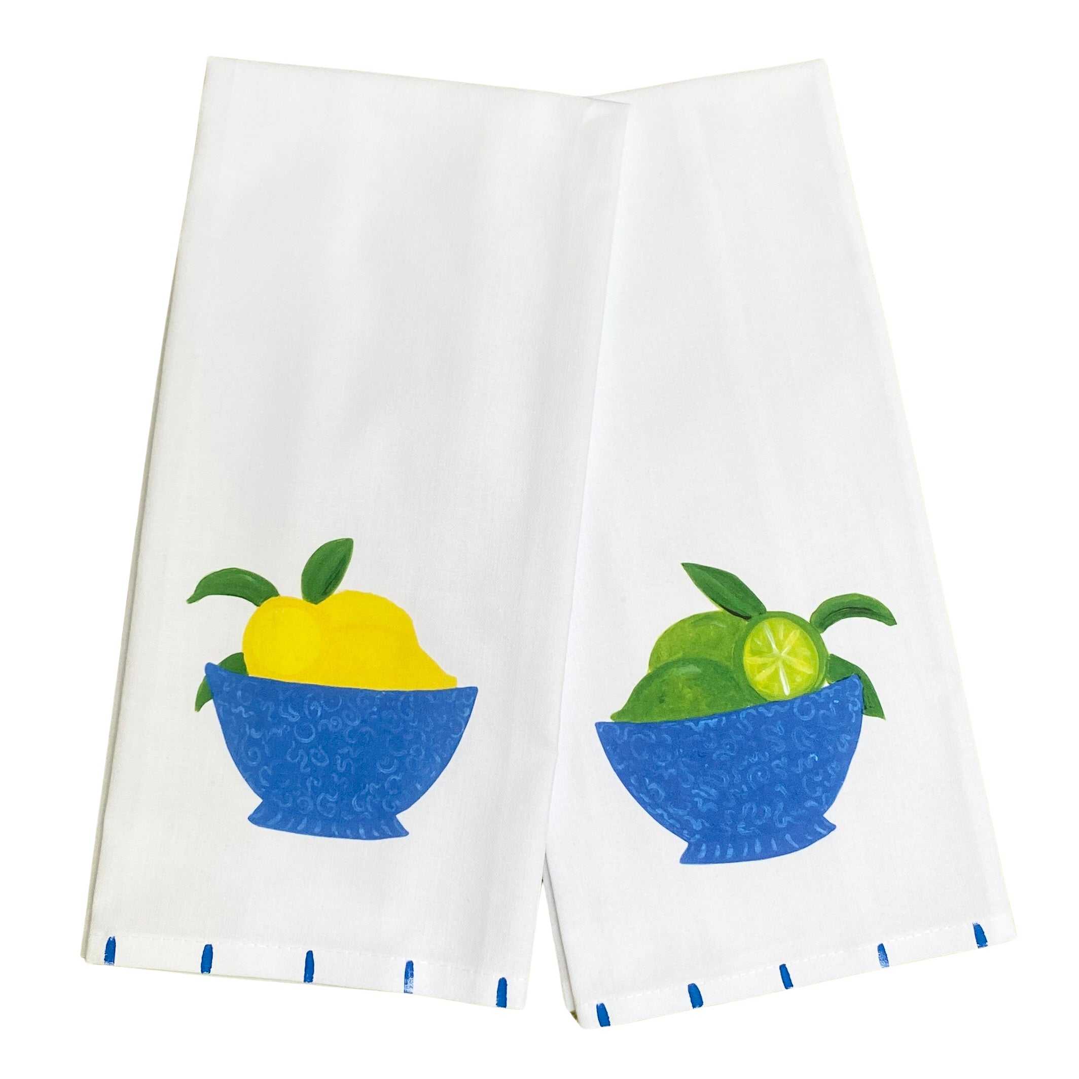Lemons and Limes Tea Towel