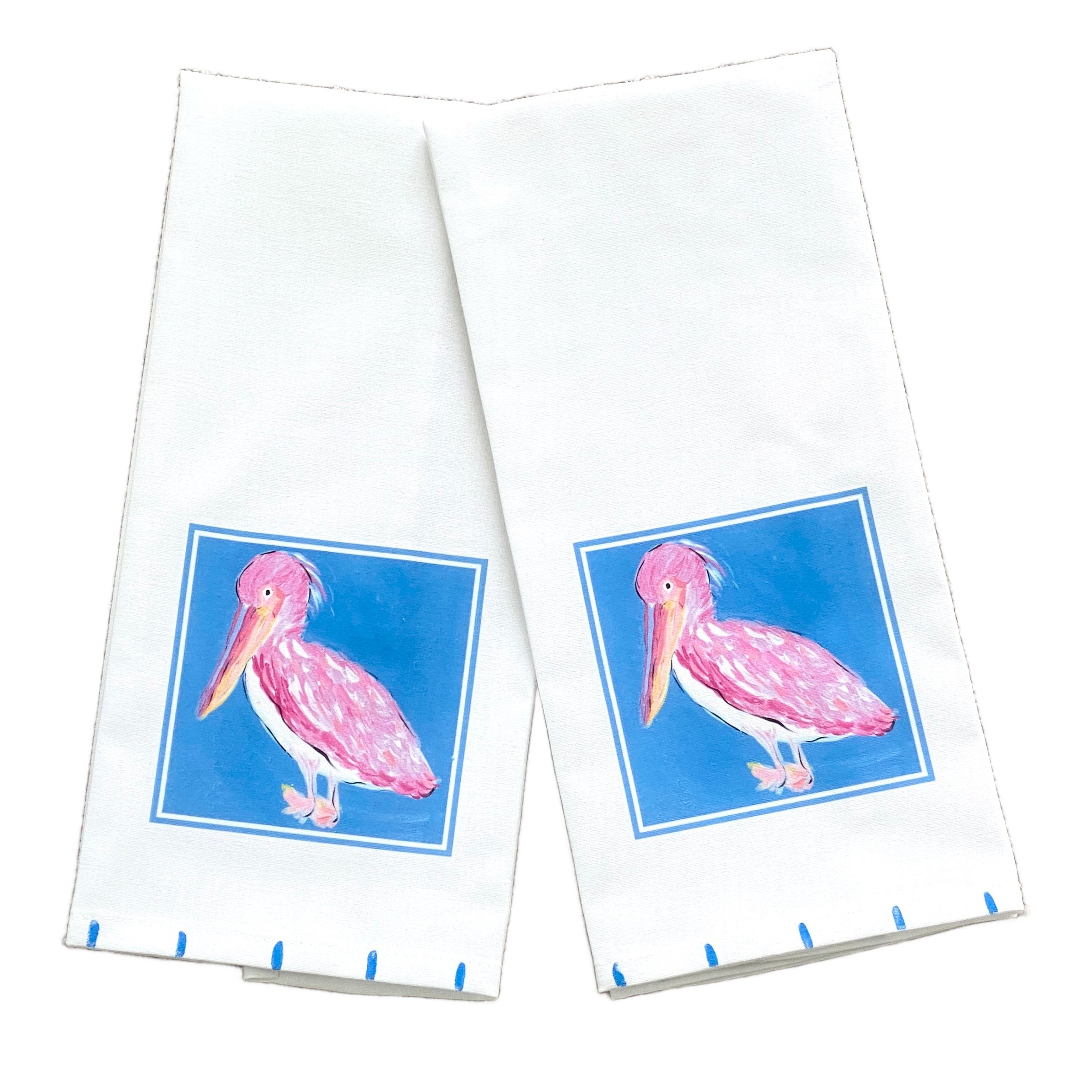 Pink Pelican Tea Towel - Thumbnail 3