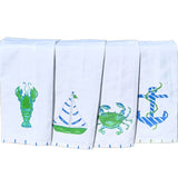 Blue and Green Beachy Tea Towels