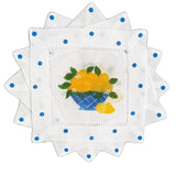 Blue Bowl of Lemons Cocktail Napkins