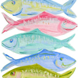 Rainbow of Fish Art Print
