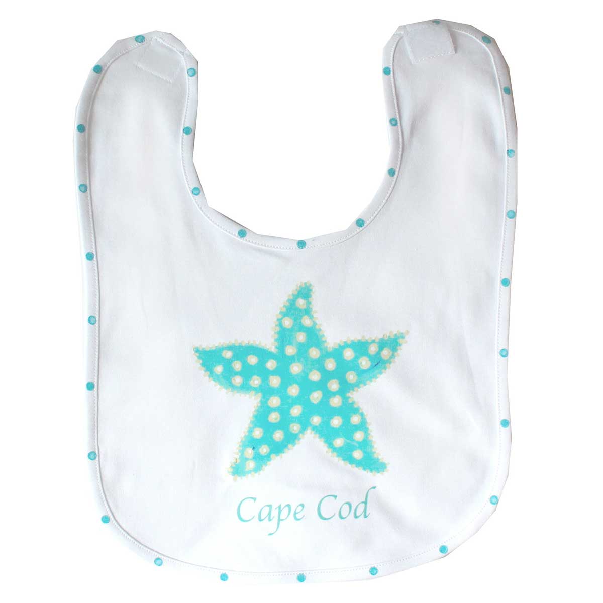 Aqua Starfish Bib