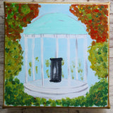Autumn UNC Old Well Painting