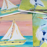 Sunset Sailboat Notecard Set