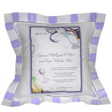 Custom Wedding Invitation Linen Pillow