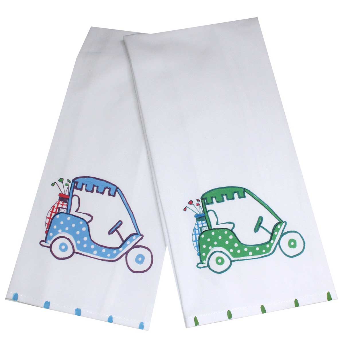 Golf Cart Tea Towel - Thumbnail 2