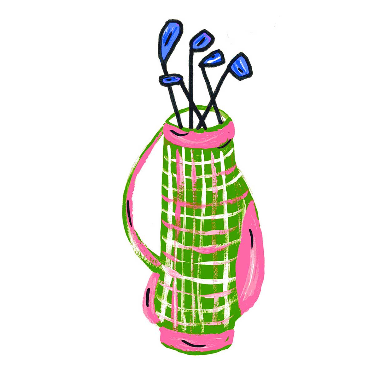 Golf Bag Tea Towel - Thumbnail 3