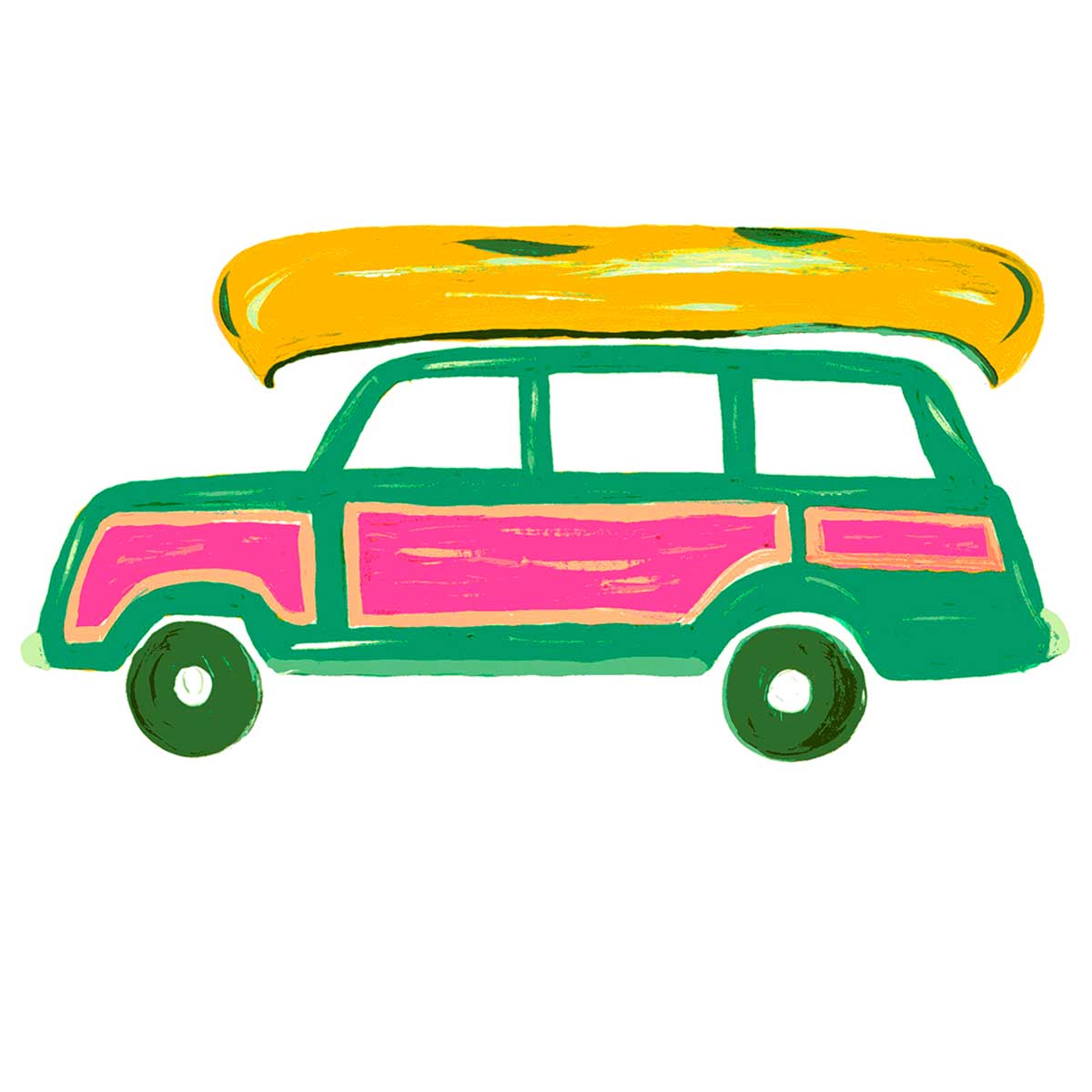 Wagoneer Canoe Kitchen Towel - Thumbnail 2