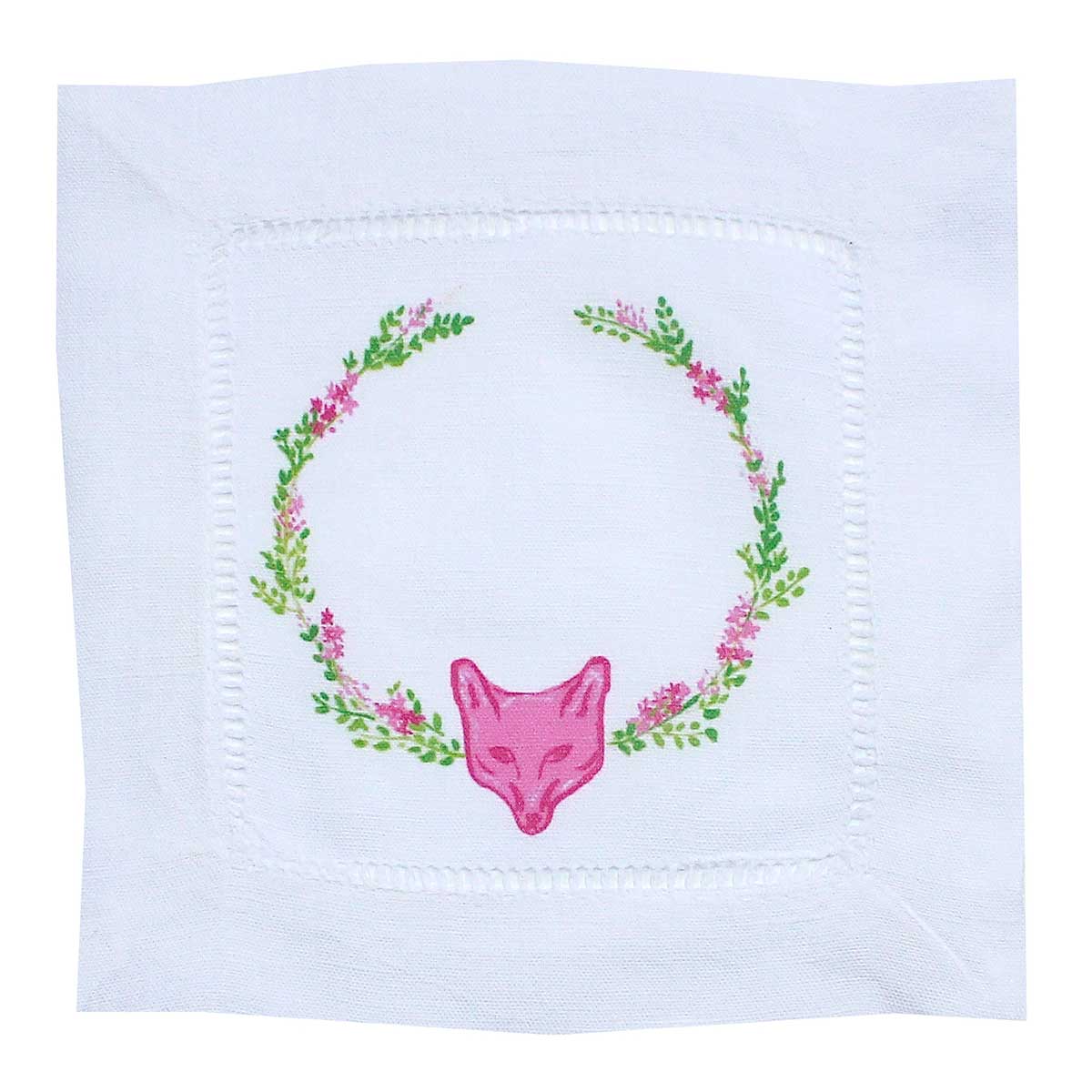 Holly Holden Design Fox Linen Cocktail Napkins